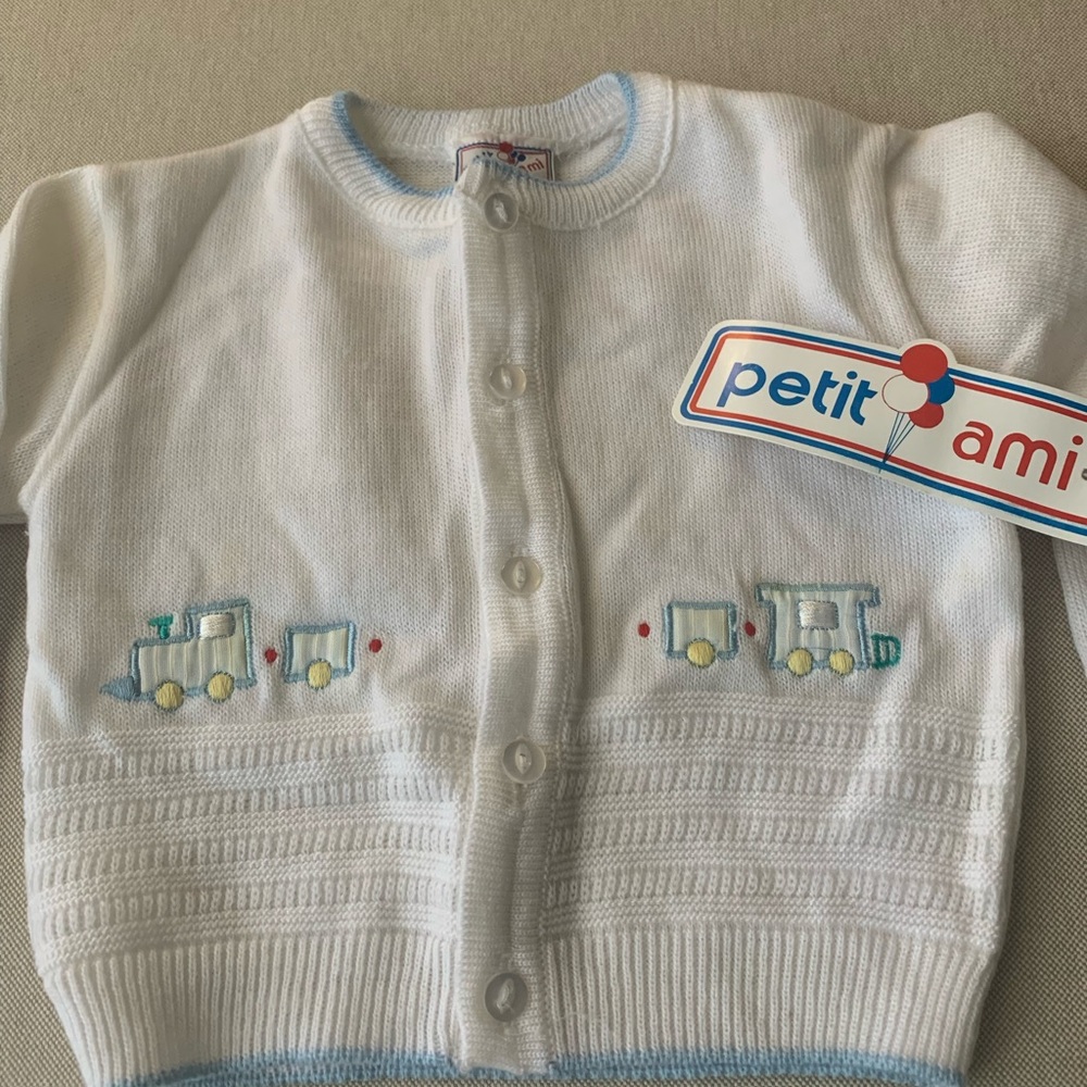 NWT 🪩Vintage Petit Ami Train Cardigan/ 6m ✨Host Pick - Picture 10 of 13